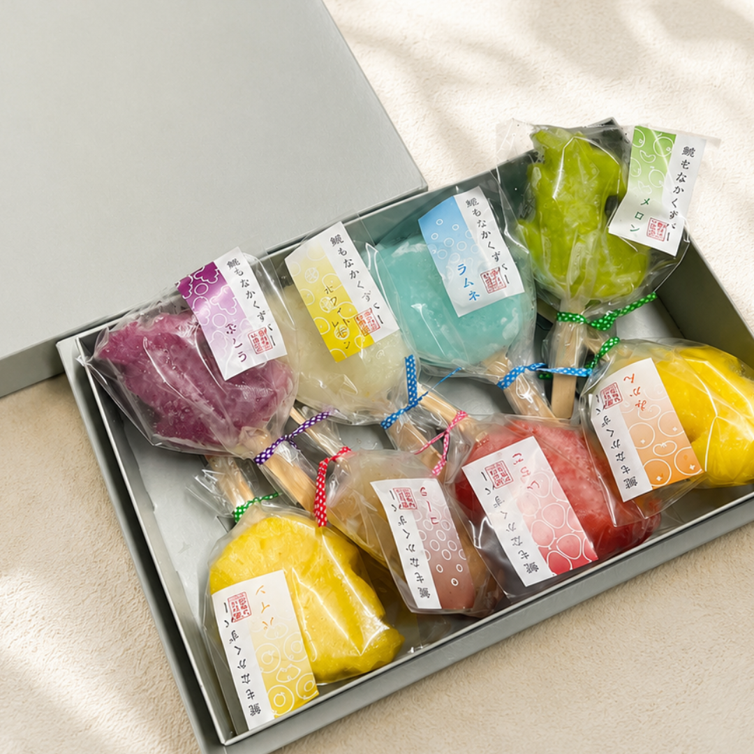 鯱もなかくずバー 夏色8本セット【冷凍便】 – 元祖 鯱もなか本店