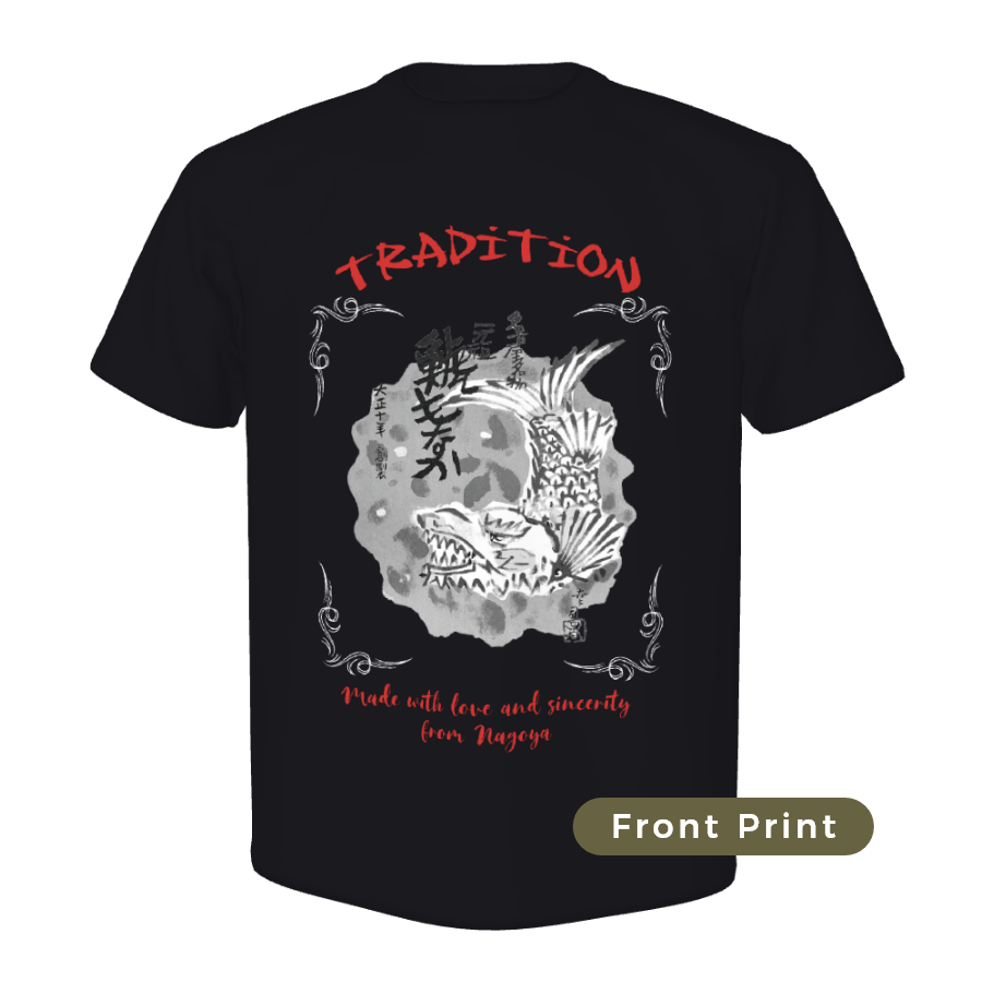 オリジナルTシャツ「Tradition」（ブラック）☆前面プリント
