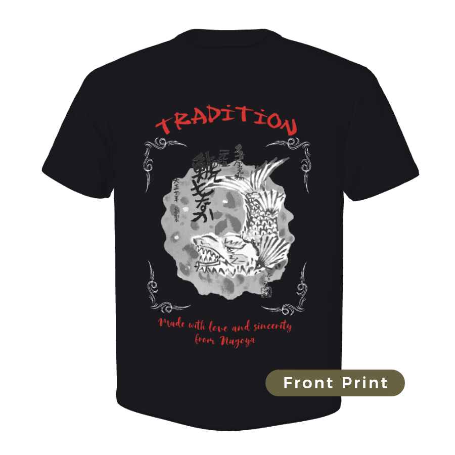 オリジナルTシャツ「Tradition」◇（ブラック）◇☆前面プリント